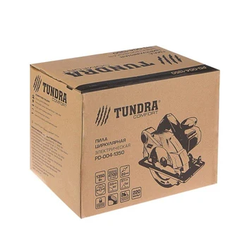 Ripzāģa TUNDRA PD-004-1350, elektriskie, 1350 W, 4700 apgr. / min., 185 mm 1193814 Redzēju, elektriskie darbarīki elektroinstrumentus