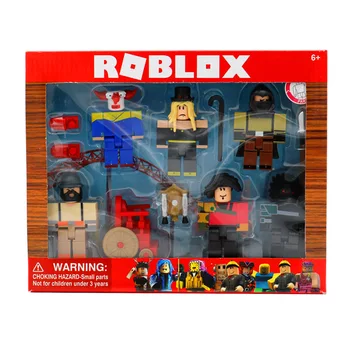 ROBLOX Nakts Vilkacis Sešu ciparu Pack 7cm PVC Suite Lelles, Zēniem Rotaļlietas Modeļa Figūru Kolekcija Ziemassvētku Dāvanas Bērniem