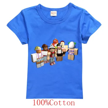 Robloxing bērnu Bērniem Multenes, Anime t krekls Bērniem Zēni, Anime T Krekls O-veida Kakla Apģērbs 