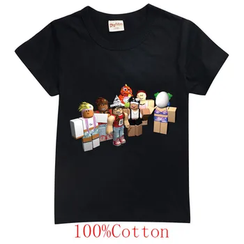 Robloxing bērnu Bērniem Multenes, Anime t krekls Bērniem Zēni, Anime T Krekls O-veida Kakla Apģērbs 