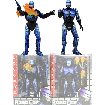 Robocop Attēls NECA Robocop VS Terminator Sērija 2 Kaujas Bojāts Flamethrower Rīcības Attēls Modelis Rotaļlietas 18 cm