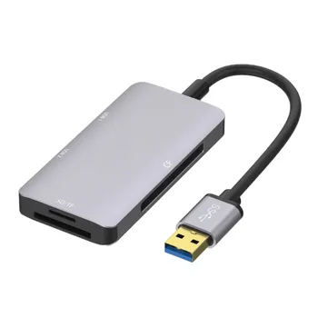 Rocketek ātrgaitas multi USB 3.0 HUB atmiņas Kartes Lasītājs 3 portu adapteri sadalītāja SD/TF MacBook Air datoru, PC, portatīvo datoru piederumi