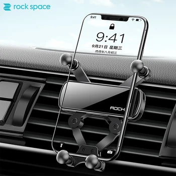 ROCKSPACE Auto Telefona Turētāju Regulējams Smaguma Mobilā Tālruņa Turētāju Automašīnas Gaisa Vent / CD Slots Mount Tālruņa Turētājs Stāvēt iPhone