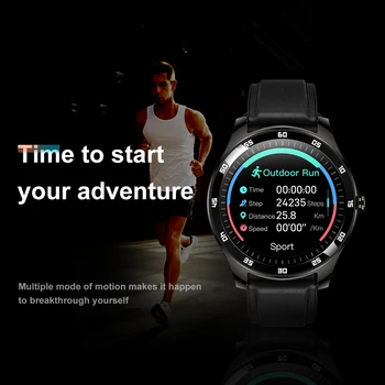 Rogbid Smartwatch GT Jaunu 2020. Gadam Touch Smart Pulksteņi Vīriešu Ūdensnecaurlaidīgs ar Metāla Rāmi Gulēt Fitnesa Tracker Pulkstenis Android, IOS