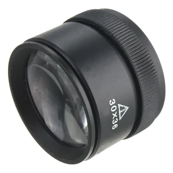 Rokas 30x36mm Mini Lupa Optika Lupa Lupa Stikla Palielināmo Stiklu, Objektīva Mikroskopu Par Monētām, Spiedogi, Kabatas Lupa