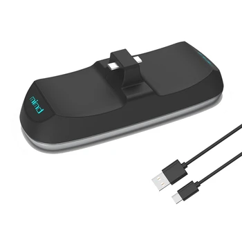Roktura Kontrolieris USB Lādētāju Dual Uzlādes Doks Stāvēt Stacijas Statīva Turētājs PS5 Spēļu Konsoli Gamepad Piederumi M5TB