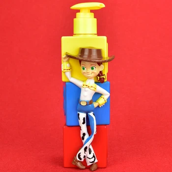 Rotaļlietu Stāsts Woody Buzz Lightyear Jessie Radošo Karikatūra Šampūna pudeli, ABS Rīcības Attēls Kolekcionējamus Modeļa Rotaļlietu KASTE 350ML