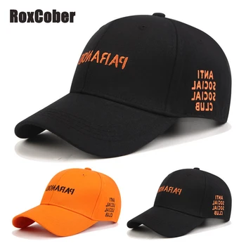RoxCober Unisex Sieviešu Vīriešu Kokvilnas sporta izšuvumi Vēstuli Beisbola Cepurītes Snapback Cepures Regulējams Hip-hop hat Visor Saules Cepures