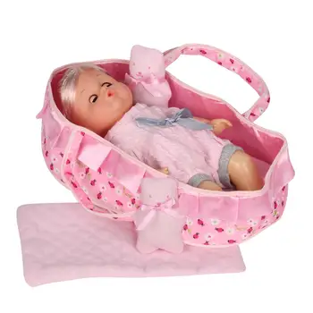 Rozā Jauki guļammaiss 30 Cm Baby Doll Carrier Bag 10-12 Collu Jauno Dzimis Lelles, Aksesuāri, Somas Meitene Rotaļlietas, Dāvanu HC0055