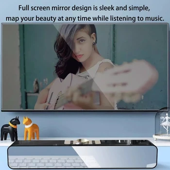 Rsionch Bluetooth Skaļruni, LED Displejs, TV Sound Bar Modinātājs AUX USB Mājas Kinozāles Telpiskās SoundBar PC TV Datoru Skaļruņu