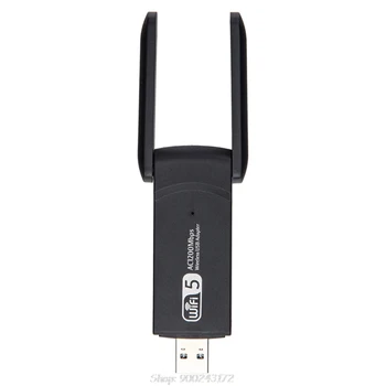 RTL8812 Wireless Dual Band 2.4 G 5.8 G WiFi bezvadu Ethernet Adapteri 1200Mbps Tīkla - Kartes ar Dual Antenu USB3.0 S11 20 Dropship