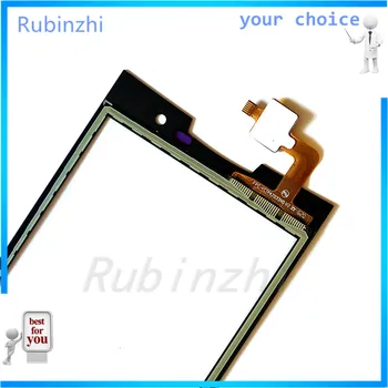 RUBINZHI Tālruni, Touch Screen Digitizer Priekšējā Stikla Doogee T3 Touch Ekrāns Priekšējā Stikla panelis Sensoru Ar 3M Uzlīme