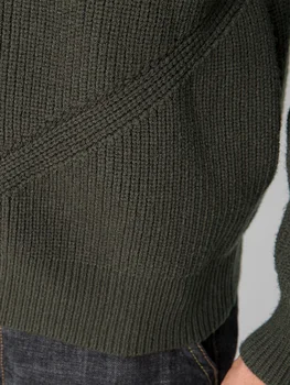 Rudens Vīriešu Džemperis Kokvilnas Cietā Jaku Kabatas Kabatā Cilvēks Casual Slim Fit Apģērbi 2020 