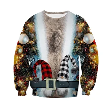Rudens/Ziemas 2020 Ziemassvētku 3d džemperis alpakas digitālo Kaķis 3D drukāšanas Jaunums Sievietēm, Neglīts Ziemassvētku Džemperis mīļotājiem Apģērbi