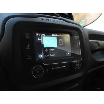 RUIYA 9H rūdīta stikla ekrāna aizsargs Renegade Uconnect 5inch 2017 auto navigācijas displejs,pastāvīga aizsardzības ekrāns