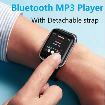 RUIZU MP3 Atskaņotājs, Bluetooth M8 Noņemams 1.6 collu Pilna skārienekrāna 16GB Ērts Mūzikas Atskaņotājs,Atbalsta ārējo atskaņošanas funkcija