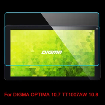 Rūdīta Stikla Ekrāna Aizsargs, filmas DIGMA OPTIMA 10.7 TT1007AW 10.8 TS1008AW 3G tablet