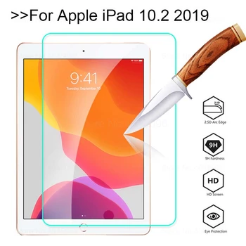 Rūdīta Stikla Ekrāna Aizsargs, lai iPad 10.2 2019. gada 7. Paaudzes iPad 7 10.2 collu A2200 A2198 aizsargstikls Plēves Stikla