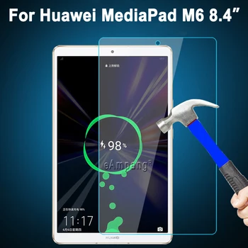Rūdīta Stikla Huawei Mediapad M6 8.4 Ekrāna Aizsargs Filmu 9H HD 0.3 mm Planšetdatora Ekrāna Aizsargs Rūdīts Stikls