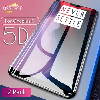 Rūdīta Stikla Oneplus 7 6 6T KISSCASE 9H Nano HD Rūdīta Stikla, Viens Plus 5T 6 6T Ekrāna Aizsargs Pilnu Filmu 9D