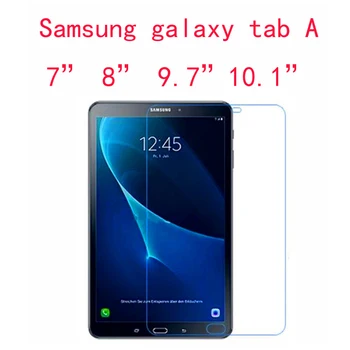 Rūdīta Stikla Screen Protector For Samsung Galaxy Tab 7.0 8.0 9.7 A6 10.1 2016 T280 T285 T350 T355 T550 T580 T585 P580