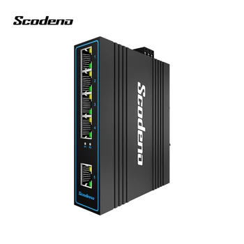 Rūpniecības Ethernet Slēdzis Ātri Tīkls 5 Port 10/100Base-T DIN IP40
