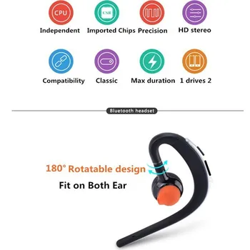 S30 Bluetooth Austiņas Universālās Jaunu Stereo Earbuds USA Uzņēmējdarbības Automašīnas Bluetooth Austiņas Sporta Earbuds, Inteliģento Balss Vadības