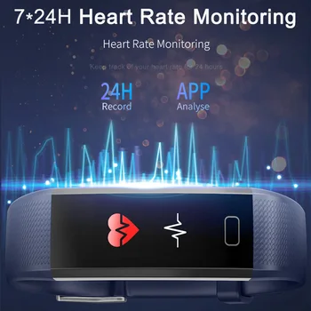 S5 Smart Aproce Ūdensizturīgs Smart Joslā, asinsspiediens, Sirds ritma Monitors IP68 Sporta Pedometrs Fitnesa Tracker Smartband
