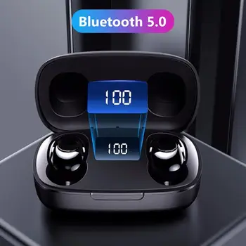 S9 TWS Bluetooth 5.0 Bezvadu Mini HiFi In-Ear Austiņas Earbuds iOS Android Mini Bluetooth Sporta Earbuds