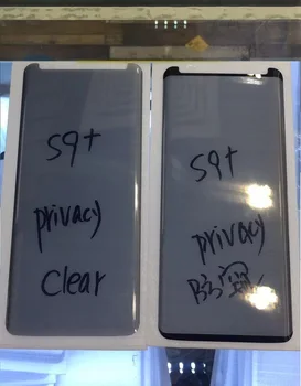 S9Plus Gadījumā-Fit Stikla Samsung Galaxy S8 S9 Plus 8. Piezīme Gadījumā Draudzīgs Privātuma Stikla Ekrāna Aizsargs AntiSpy Rūdīts Stikls