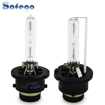Safego 2gab D2S Ksenona spuldzes ksenona HID lampas D2S 6000K metāla turētājs Nomaiņa Vieglajiem Auto Lukturu Apgaismojums 35W 4300K D2S 8000K