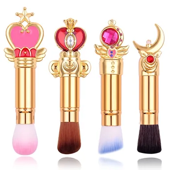 Sailor Moon Tsukino Usagi Cosplay Aksesuārus Sievietēm Meitenes Aplauzums Sukas Mīlestības Vainagu Zizli Simbols, Skaistuma Instrumentu, Regulējams Kosmētikas Otu