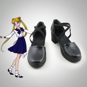 Sailor Moon Tsukino Usagi Cosplay kurpes Anime Zābaki pielāgotiem