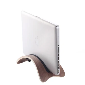 Samdi Koka Vertikālās Desktop Laptop Stand Turētājs Turētājs Doks Macbook Air