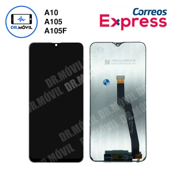 Samsung A10 A105 A105F pilna ekrāna LCD Displejs un pieskārienu, krāsu, melnā krāsā, bez rāmja, bez starpposma šasijas, piegāde Plaza Spānija