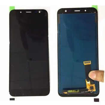 Samsung Galaxy J6 2018 LCD Displejs, Touch Screen J600 J600F J600Y Spilgtumu J6 LCD Displejs, Touch Screen Digitizer Montāža