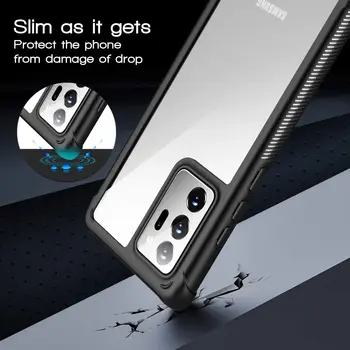 Samsung Galaxy Note 20 Ultra Gadījumā Pilnu Ķermeni ar iebūvētu Ekrāna Aizsargs, Skaidru Skaņu Triecienizturīgs Izturīgs Vāks Piezīme 20