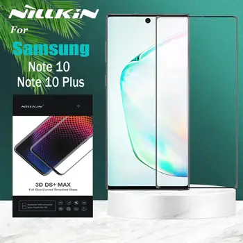 Samsung Galaxy Piezīme Plus 10 5G Rūdīts Stikls Nillkin 3D Full Coverage 9D Malas Glass Screen Protector for Samsung Note10