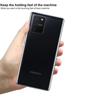 Samsung Galaxy S10 Lite Ekrāna Aizsargs IMAK Hidrogelu III Tālruņa Ekrāns+Atpakaļ TPU Aizsardzības Plēve priekš Samsung Galaxy A91 M80s