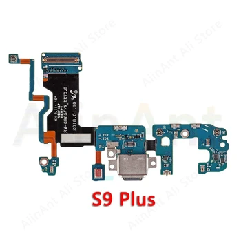 Samsung Galaxy S9 Plus G965F G965N G965U S9 G960F G960U G960N Oriģinālo USB Ports Uzlādes Lādētājs Dock Connector Flex Cable