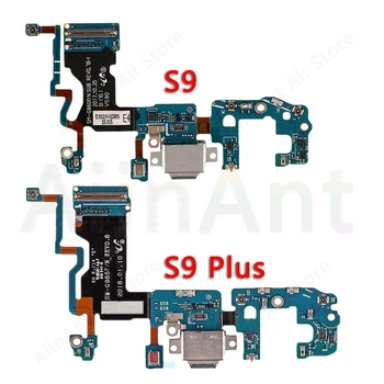 Samsung Galaxy S9 Plus G965F G965N G965U S9 G960F G960U G960N Oriģinālo USB Ports Uzlādes Lādētājs Dock Connector Flex Cable