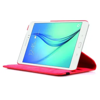 Samsung Galaxy Tab 9.7 T550 T555 PU ādas 360 Rotējoša Stand Case cover Galaxy Tab 9.7 tablete aizsargs shell