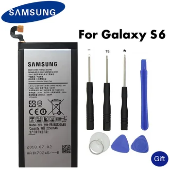 Samsung Originale EB-BG928ABE Akumulatora EB-BG920ABE GALAXY S6 SM-G920 G920F S6 malas Plus SM-G9280 EB-BG925ABE S6 Malas G925F
