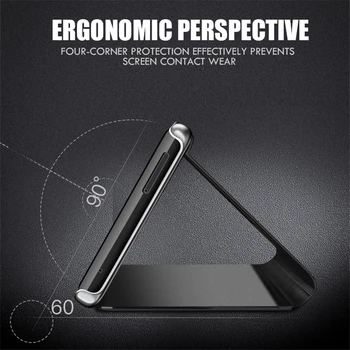 Samsung piezīme 20 ultra somiņa spogulis, pārsegs gadījumā, kas attiecas uz samsung galaxy note20 nota 20 atzīmē 20 ultra stāvēt grāmatu coque