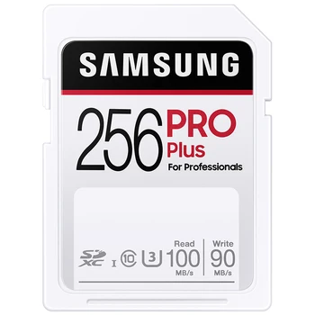 SAMSUNG Pro Plus SD Karte 64GB Atmiņas Karte 32GB JAUNAIS flash kartes 128GB 256 GB Class 10 U3 1080p 3D 4K Video Kameru, SDXC