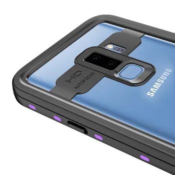 Samsung S8 S9 Plus Āra Vasaras Peldēšanas Triecienizturīgs IP68 Ūdensnecaurlaidīga Case for Samsung Galaxy Note 9, Ņemiet vērā, 10 Vāciņu