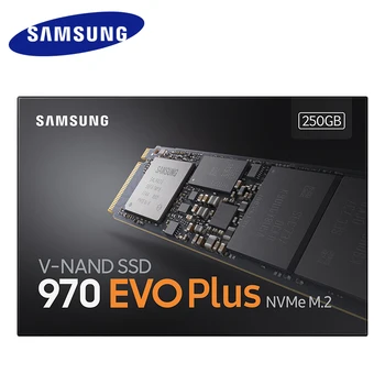 SAMSUNG SSD M. 2 NVMe 970 EVO PLUS 250GB 500 GB Cietvielu Disks 1 TB 2 TB Iekšējo Cieto Disku vai Klēpjdators, Desktop PC Diska