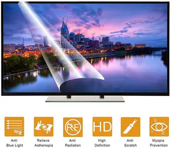 Samsung UA50J5100AR 50 collu TV display protector Anti-Zila Gaisma TV Ekrāna Bojājumiem Aizsardzības Paneļa Filtrs Bloķē