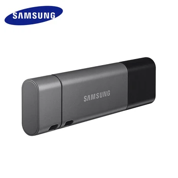 SAMSUNG USB Flash Drive 32G 64G Dubultā Ostas Pen Drive USB3.1 tips C Tips A Pendrive Memory Stick 128G 256G par Viedtālruni, Planšetdatoru