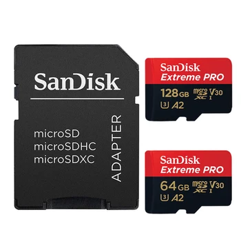SanDisk Atmiņas Kartes Micro SD Kartes C10 V30 U3 4K 32GB 64GB, 128GB un 256 gb TF Kartes Dash Cam Video Monitorings Viedtālrunis Drones